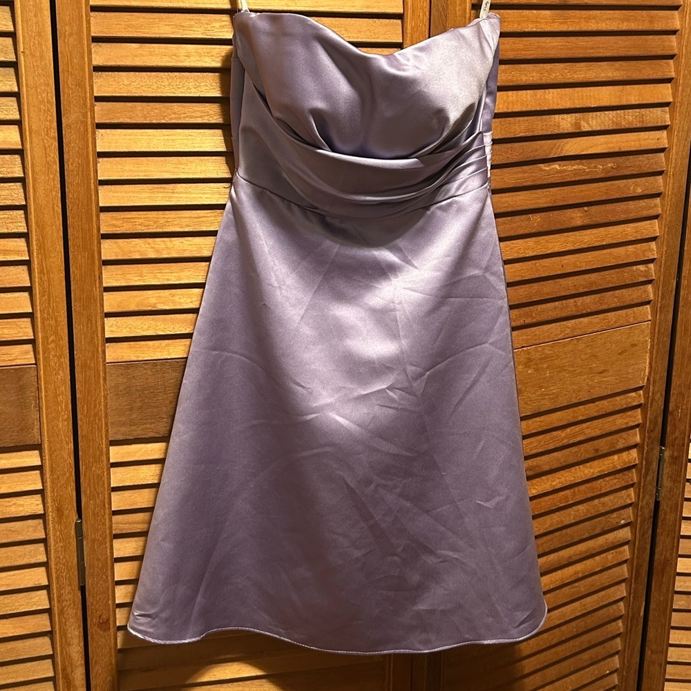 Pretty Maids Lavender Strapless Dress